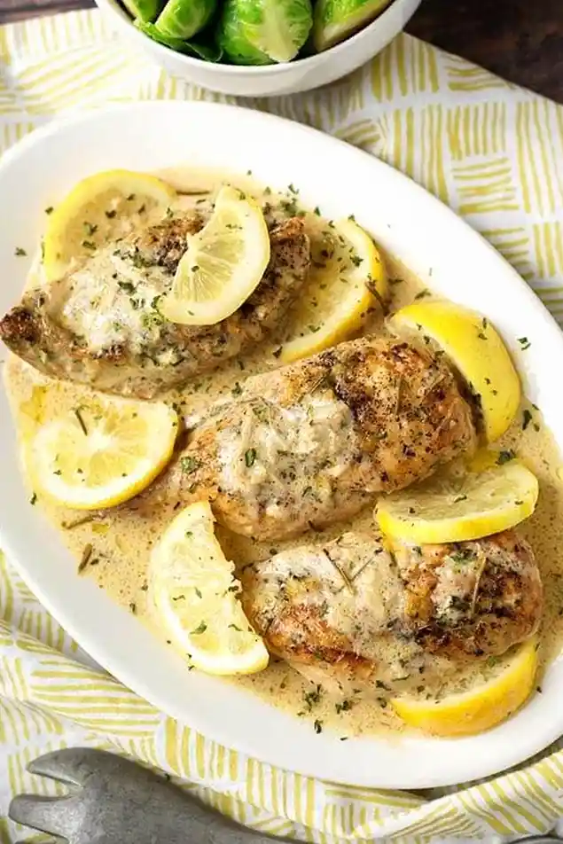 Slow Cooker Creamy Lemon Chicken 3 Recipe image