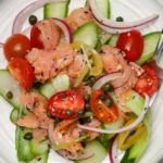 Everything Bagel Smoked Salmon & Cucumber Salad 4 Everything Bagel Smoked Salmon & Cucumber Salad