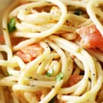 Creamy Smoked Salmon Pasta with Toasted Pine Nuts 4 Creamy Smoked Salmon Pasta with Toasted Pine Nuts