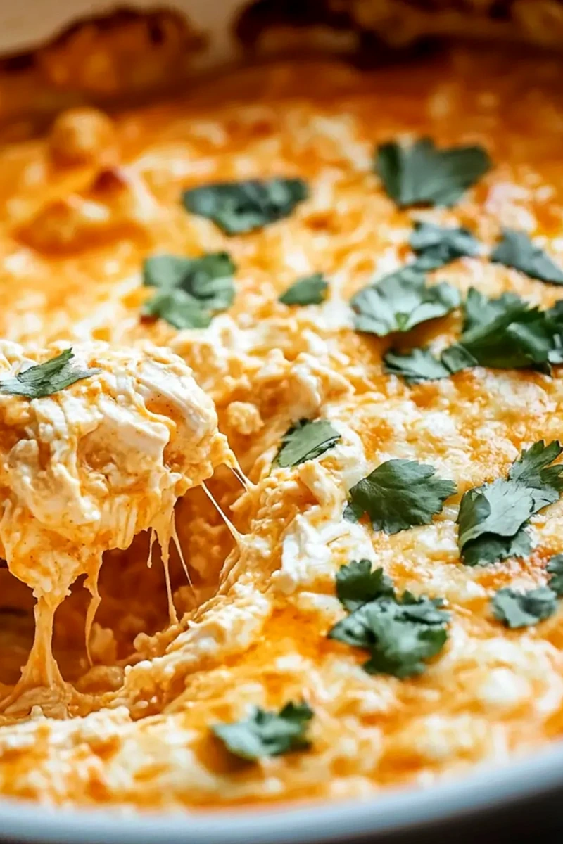 Creamy Slow Cooker Buffalo Chicken Dip 3 Recipe image