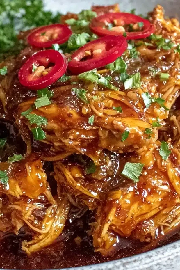 3-Ingredient Slow Cooker Salsa Chicken 3 Recipe image
