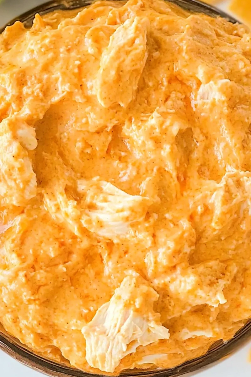 Creamy Slow Cooker Buffalo Chicken Dip for Parties 3 Recipe image