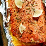 Garlic Butter Baked Salmon in Foil 4 Garlic Butter Baked Salmon in Foil