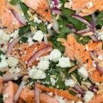 Protein-Packed Salmon and Spinach Salad with Feta 4 Protein-Packed Salmon and Spinach Salad with Feta