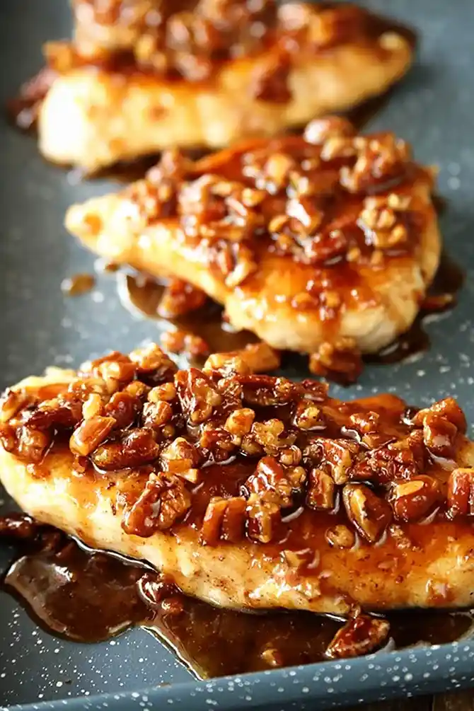 Honey Garlic Pecan Chicken 3 Recipe image