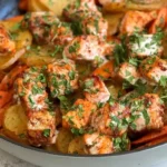 Honey Mustard Salmon Bites and Roasted Vegetables 4 Honey Mustard Salmon Bites and Roasted Vegetables