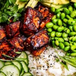 Honey Sriracha Salmon Rice Bowls 4 Honey Sriracha Salmon Rice Bowls