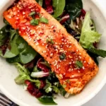 Easy Baked Honey Sriracha Salmon 4 Easy Baked Honey Sriracha Salmon