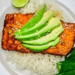Oven-Baked Maple Soy Glazed Salmon 4 Oven-Baked Maple Soy Glazed Salmon