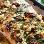 Mediterranean Salmon Bake with Spinach and Feta 4 Mediterranean Salmon Bake with Spinach and Feta