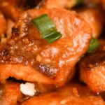 Honey Garlic Salmon Bites 4 Honey Garlic Salmon Bites