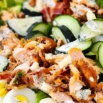 Salmon Cobb Salad with Creamy Dill Dressing 4 Salmon Cobb Salad with Creamy Dill Dressing