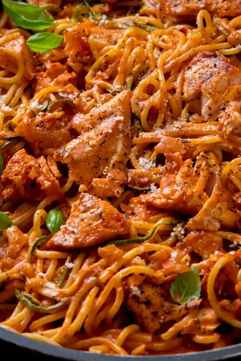 Creamy Tomato Salmon Pasta 3 Recipe image