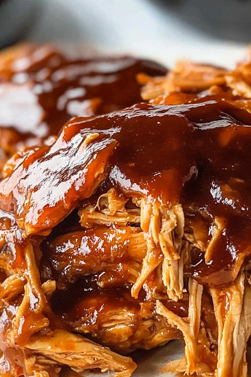 Slow Cooker Shredded BBQ Chicken 3 Recipe image