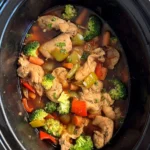 Healthy Crockpot Chicken and Vegetable Stir-Fry 4 Healthy Crockpot Chicken and Vegetable Stir-Fry