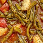 Hearty Cajun Smothered Green Beans and Potatoes 4 Hearty Cajun Smothered Green Beans and Potatoes