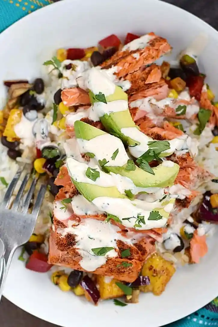 Southwest Salmon Bowl 3 Recipe image