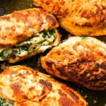 Creamy Spinach and Artichoke Stuffed Chicken Breasts 4 Creamy Spinach and Artichoke Stuffed Chicken Breasts
