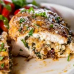 Savory Spinach and Ricotta Stuffed Chicken Breasts 4 Savory Spinach and Ricotta Stuffed Chicken Breasts