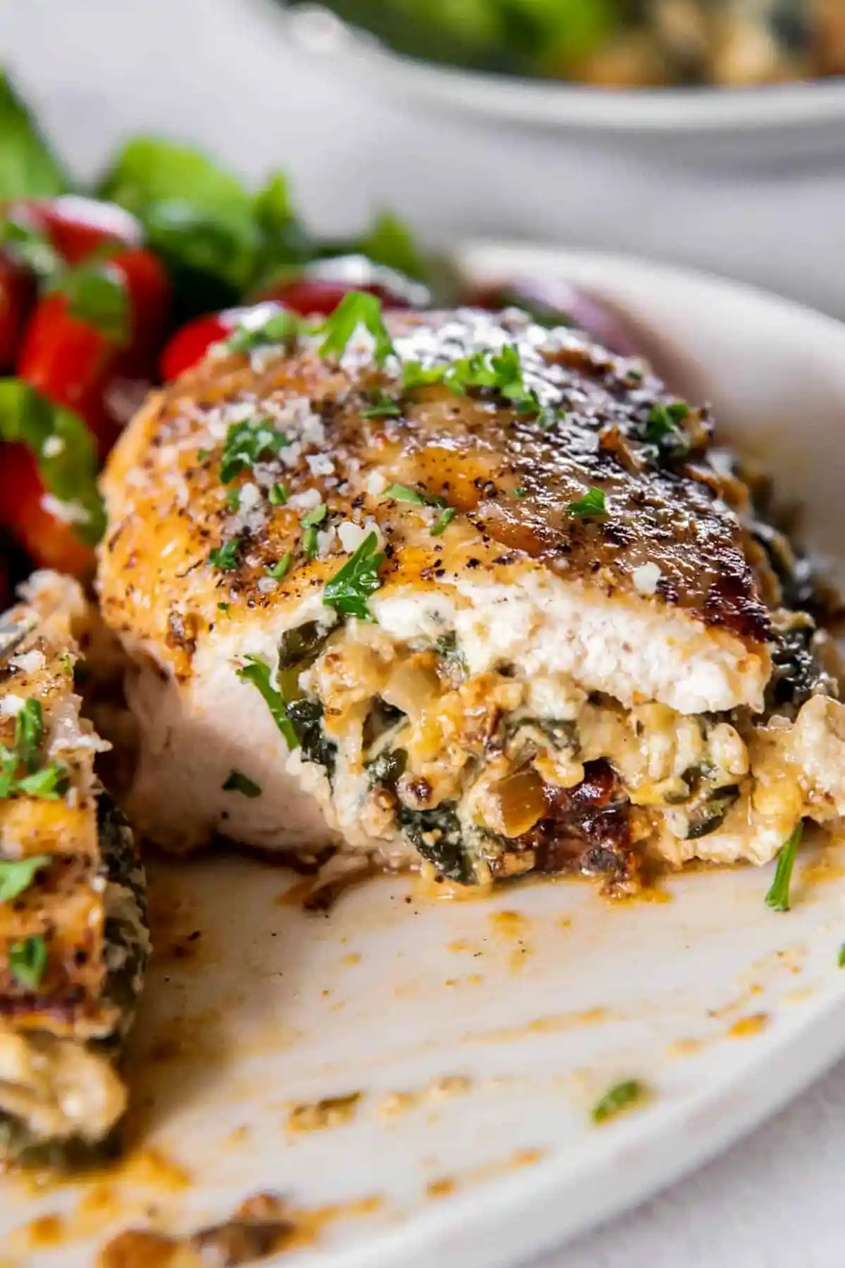 Savory Spinach and Ricotta Stuffed Chicken Breasts 3 Recipe image