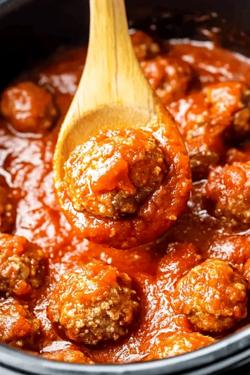 Juicy Beef Slow Cooker Meatballs: Easy No-Brown Recipe 3 Recipe image