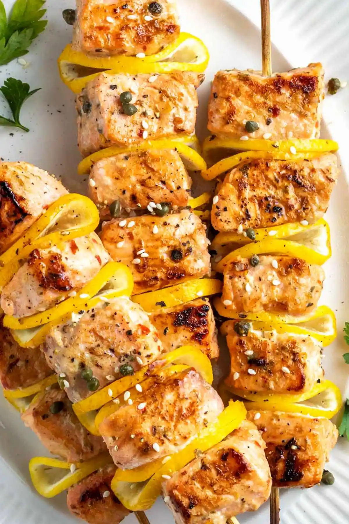 Zesty Grilled Salmon Kabobs with Lemon 3 Recipe image