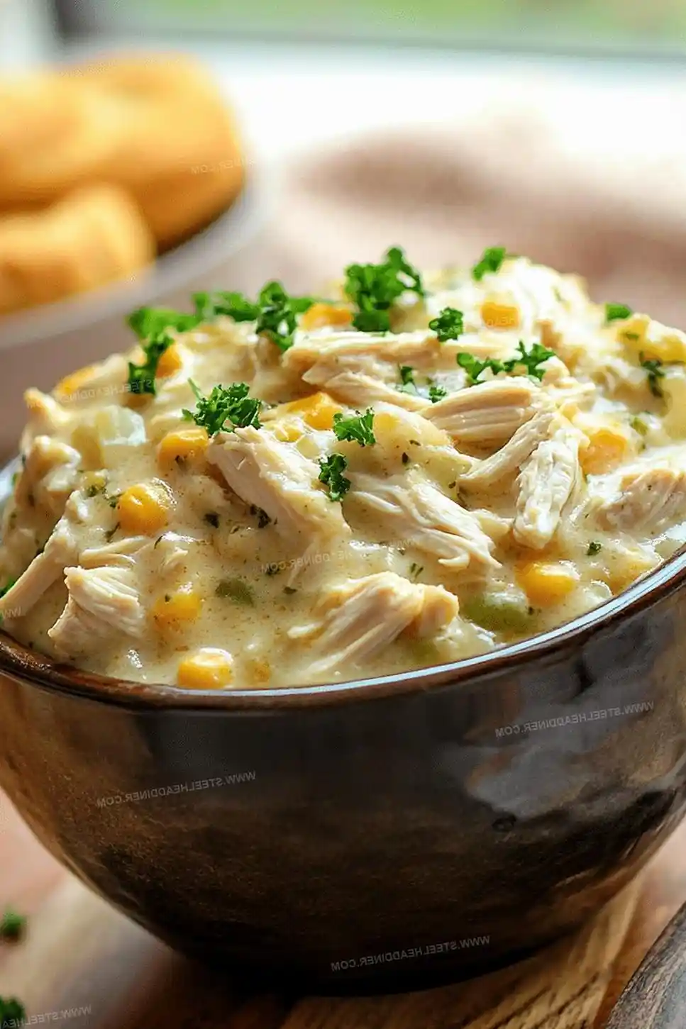 Slow Cooker Chicken Pot Pie with Flaky Crust 3 Recipe image