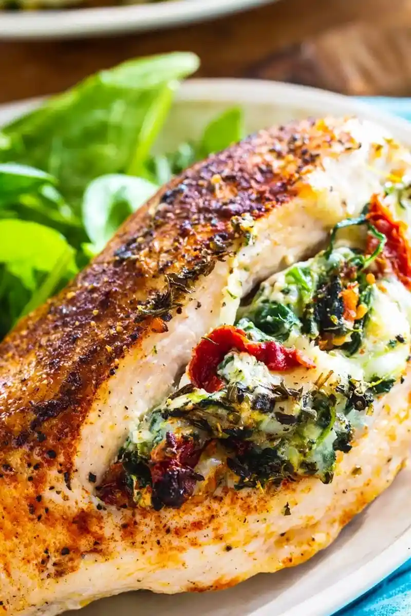 Tuscan Stuffed Chicken 3 Recipe image
