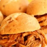Zesty Slow Cooker BBQ Chicken Sliders 4 Zesty Slow Cooker BBQ Chicken Sliders