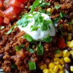 Beef Burrito Bowls 4 Beef Burrito Bowls