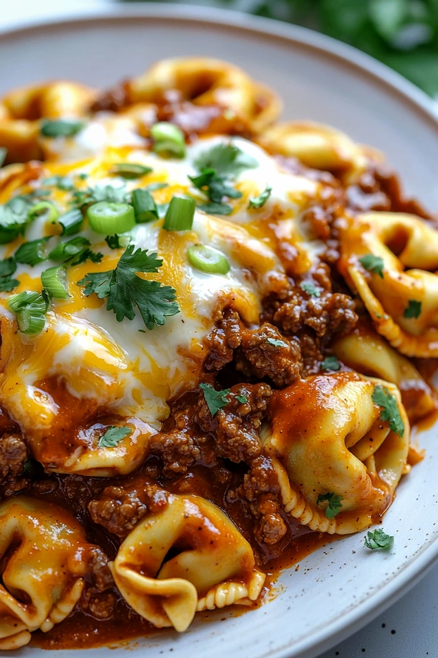 Hearty Beef Enchilada Tortellini 3 Hearty Beef Enchilada Tortellini