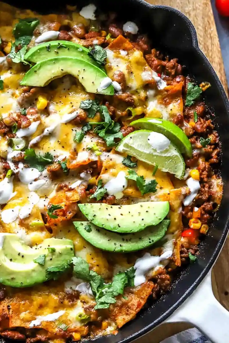 Easy Beef Taco Skillet Meal 3 Easy Beef Taco Skillet Meal