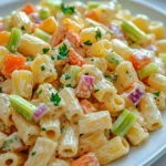 Classic Creamy Garden Pasta Salad 4 Classic Creamy Garden Pasta Salad