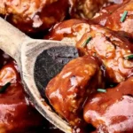 Slow-Simmered Sweet and Tangy Meatballs 4 Slow-Simmered Sweet and Tangy Meatballs