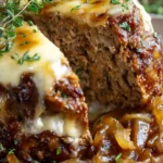 Crockpot French Onion Meatloaf 4 Crockpot French Onion Meatloaf