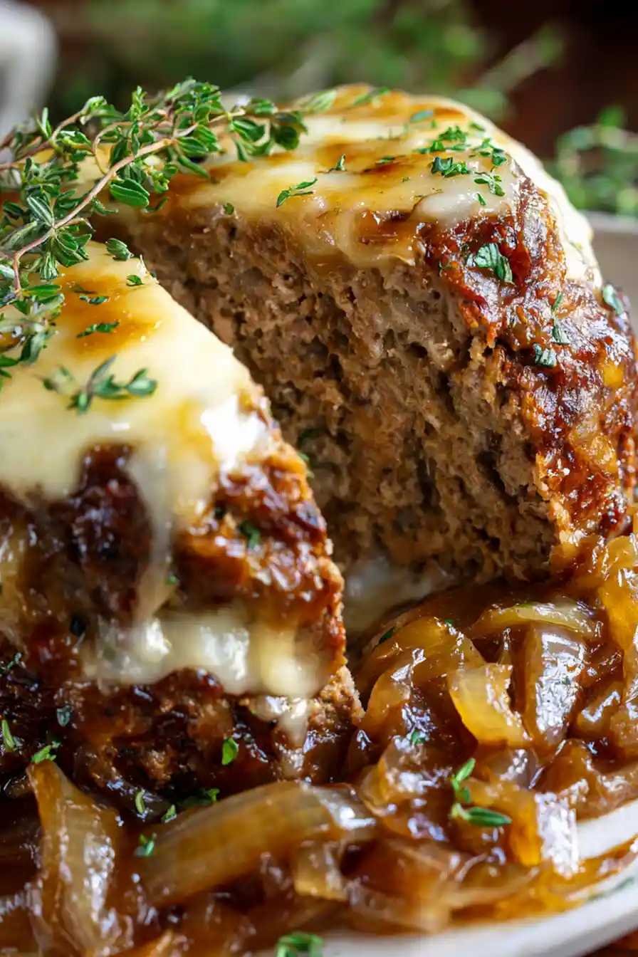 Crockpot French Onion Meatloaf 3 Crockpot French Onion Meatloaf