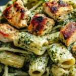 Creamy Pesto Chicken Pasta Bake 4 Creamy Pesto Chicken Pasta Bake