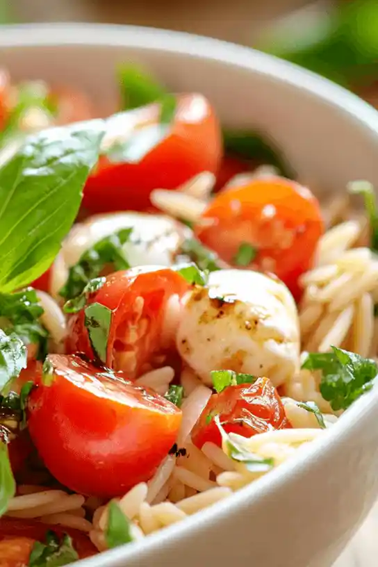Caprese Orzo Salad 3 Caprese Orzo Salad