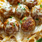 Garlic Butter Meatball Pasta 4 Garlic Butter Meatball Pasta