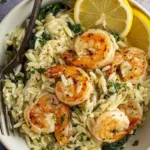 Zesty Lemon Garlic Shrimp Orzo 4 Zesty Lemon Garlic Shrimp Orzo