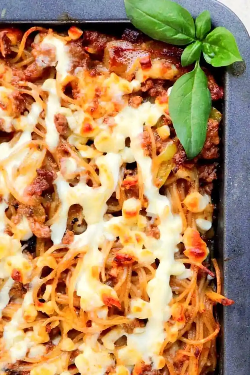 Low Calorie Baked Spaghetti 3 Low Calorie Baked Spaghetti
