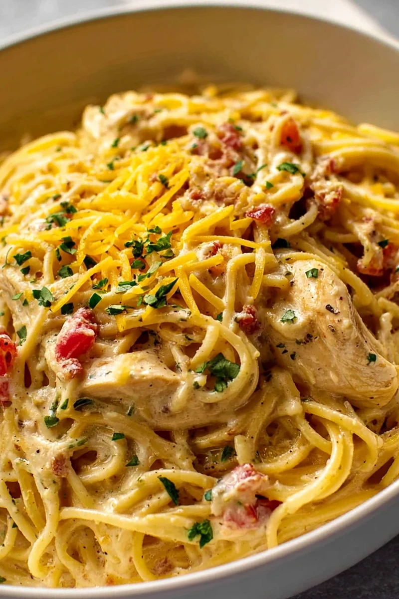 Ultimate Crockpot Chicken Spaghetti: Easy & Creamy Dinner 3 Ultimate Crockpot Chicken Spaghetti: Easy & Creamy Dinner