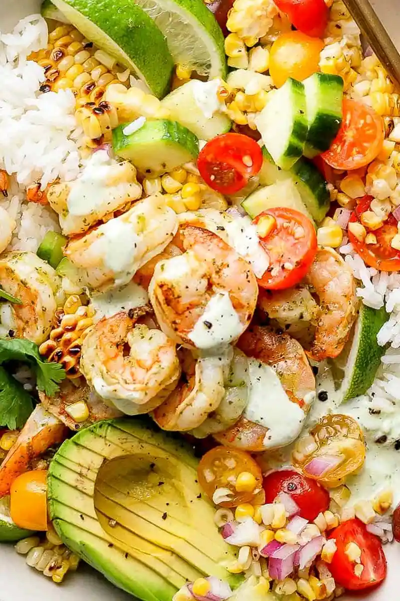Cilantro Lime Shrimp Bowl 3 Cilantro Lime Shrimp Bowl