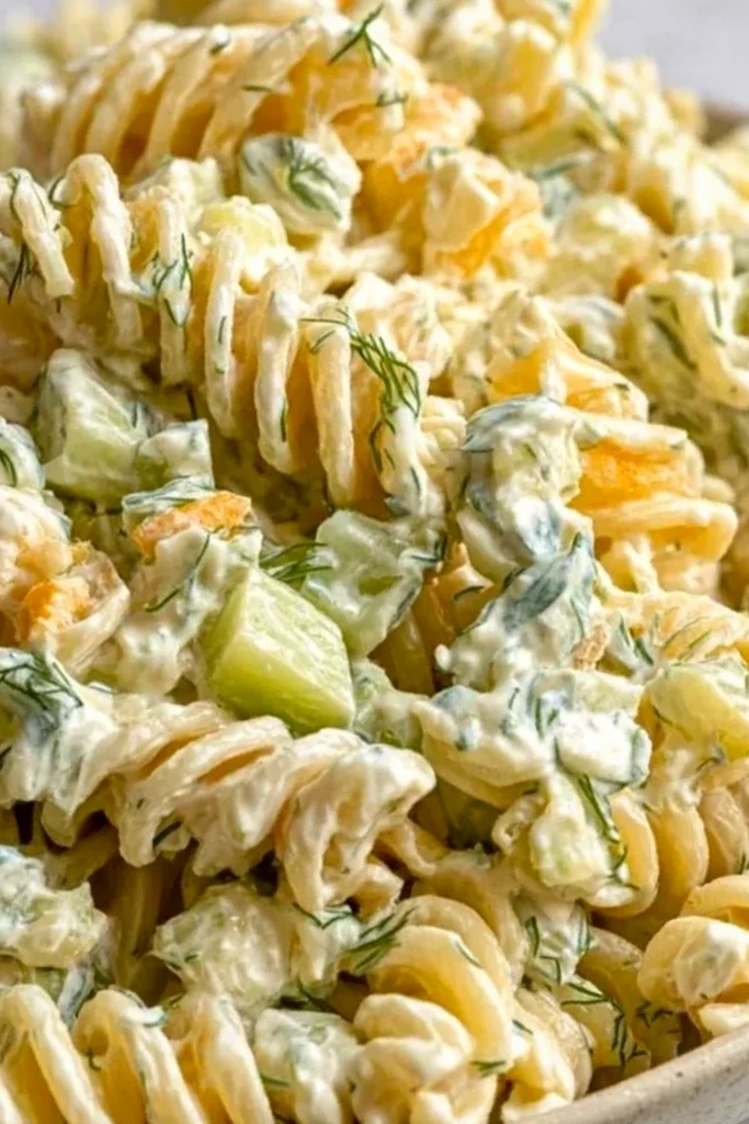 Simple Dill Pickle Pasta Salad 3 Simple Dill Pickle Pasta Salad