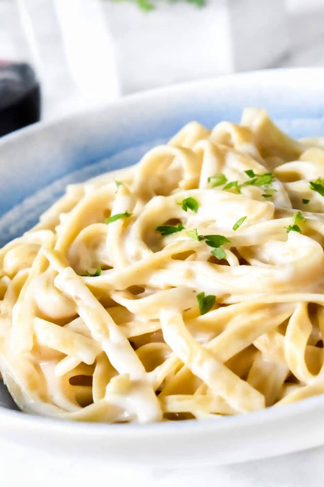 Skinny Fettuccine Alfredo 3 Skinny Fettuccine Alfredo