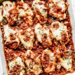 Classic Stuffed Shells with Meat and Cheese 4 Classic Stuffed Shells with Meat and Cheese