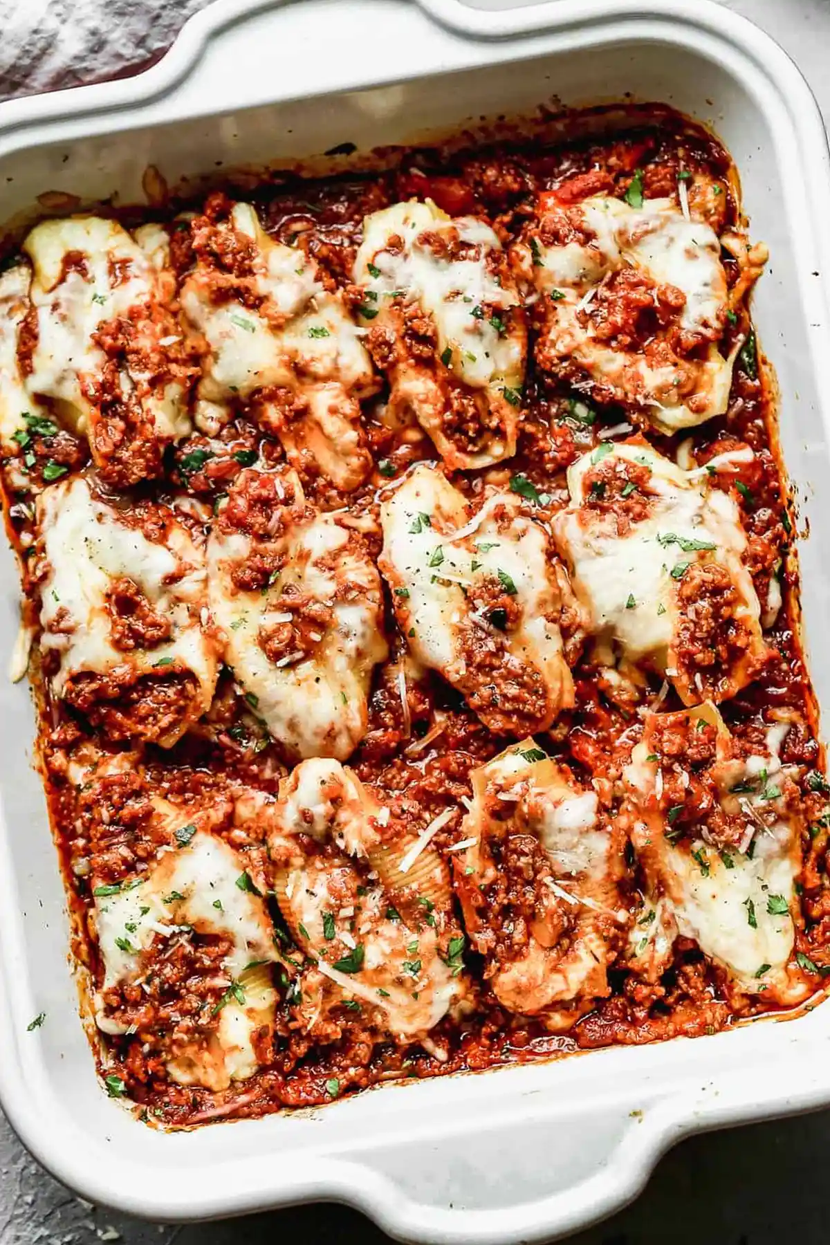 Classic Stuffed Shells with Meat and Cheese 3 Classic Stuffed Shells with Meat and Cheese