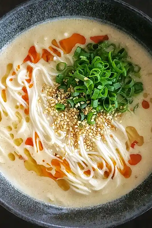 Vegan Somen Noodles in Creamy Sesame Miso Soup 3 Vegan Somen Noodles in Creamy Sesame Miso Soup