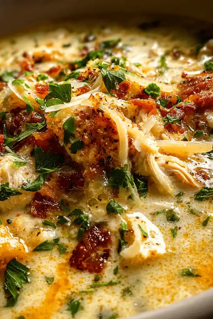 Creamy Shredded Chicken Soup 3 Creamy Shredded Chicken Soup